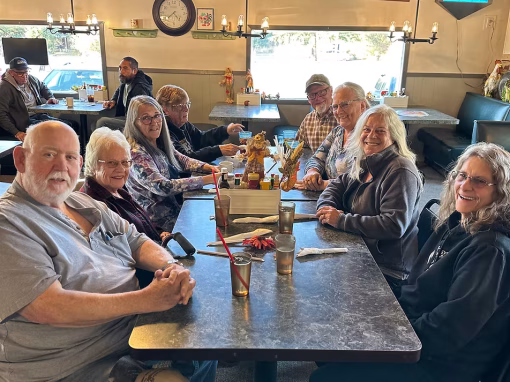 A free community meal at The Country Boy Cafe